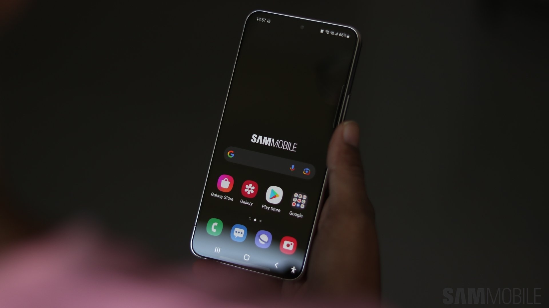 Samsung may be working on a dual-screen phone with transparent display(图1)